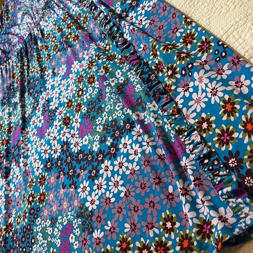 Kate Spade Pacific Petals Midi/Maxi Dress. - Picture 9 of 16